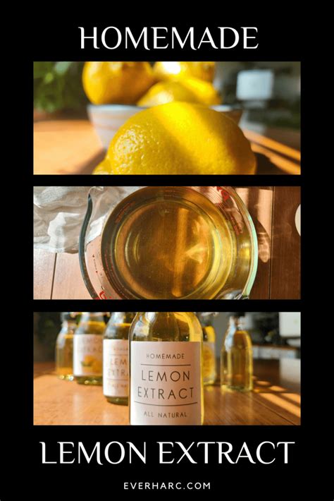 Homemade Lemon Extract - Ever Harc