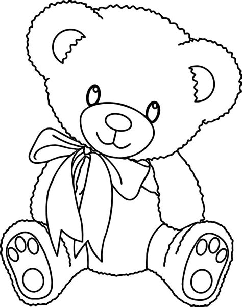 89 Teddy Bear Coloring Pages - ColoringPagesOnly.com