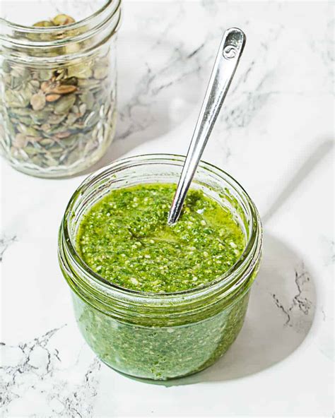 Easy Wild Garlic Mustard Pesto » Slow Living Kitchen