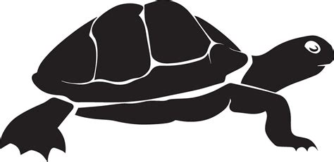 Turtle vector silhouette illustration 25751313 Vector Art at Vecteezy