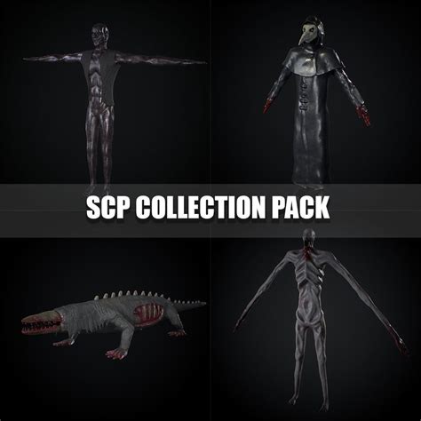 SCP 3D Model Collection person in cloak VR / AR / low-poly | CGTrader