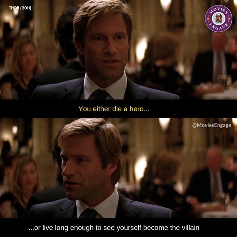 The Dark Knight Harvey Dent Quote - MoviesEngage