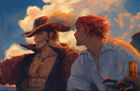 Shanks Mihawk | One piece comic, One piece anime, One piece manga