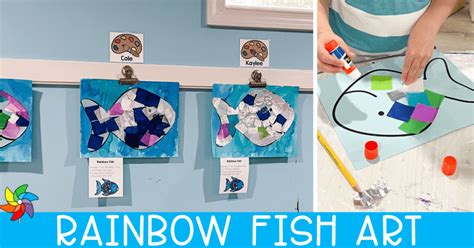 Rainbow Fish Art Project for Preschoolers - Play to Learn Preschool