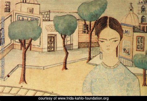 Frida In Coyoacan 1927 by Frida Kahlo. Painting analysis, large ...