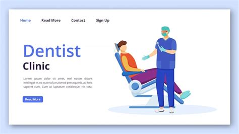 Premium PSD | Dentist clinic web template