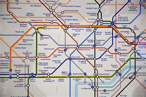 London Tube Map Zones