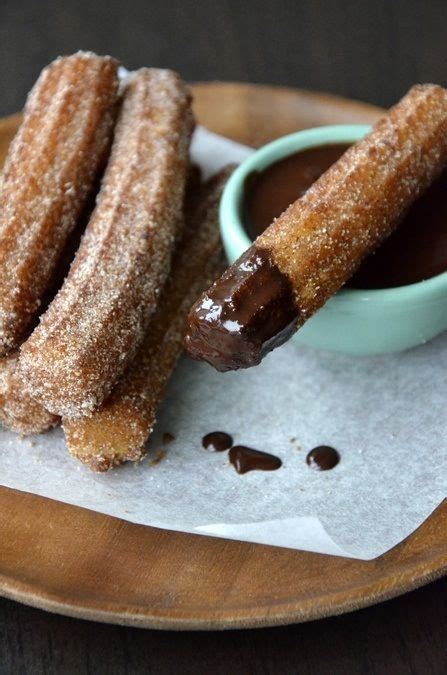 Chocolate dipped churros | Chocolate sauce recipes, Homemade churros ...