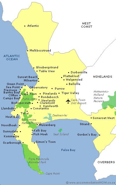 Mitchell's Plain Map - South Africa