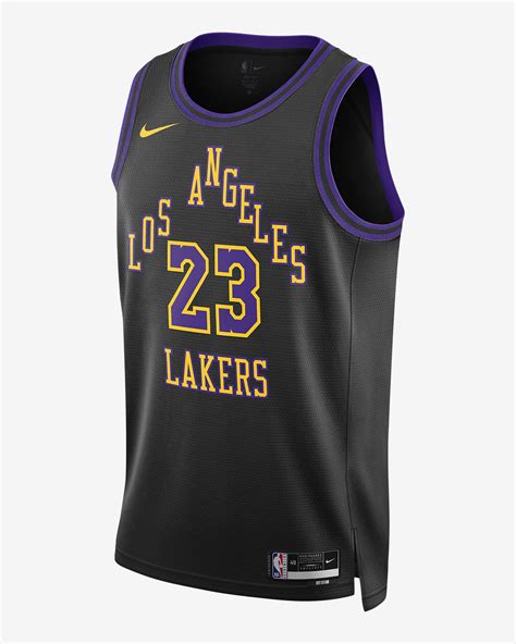 LeBron James Los Angeles Lakers City Edition 2023/24 Men's Nike Dri-FIT ...