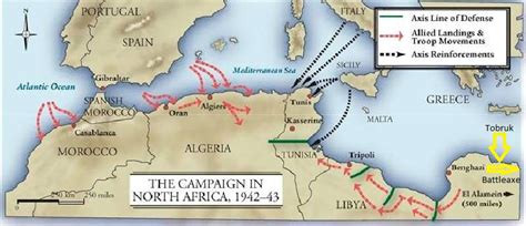 Wwii Africa Campaign Map