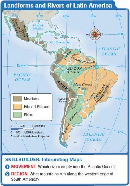 Latin America: Landforms and Resources