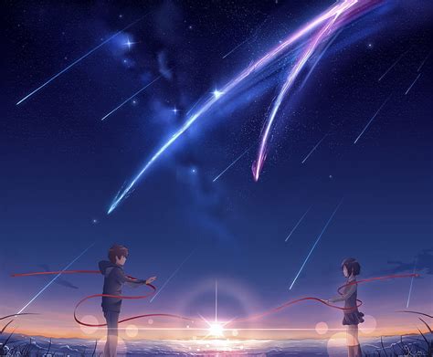 Anime, Your Name., Mitsuha Miyamizu, Taki Tachibana, HD wallpaper | Peakpx