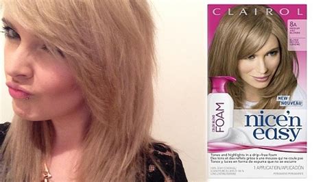 Clairol Nice N Easy Foam Hair Dye Review and Step by Step - YouTube