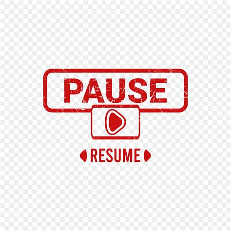 Play Pause Button Vector PNG Images, Pause Game Button Vector Design ...