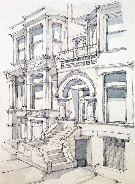 Carroll St | Architecture drawing art, Building sketch, Architecture sketch