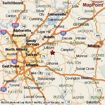 Where is Snellville, Georgia? see area map & more