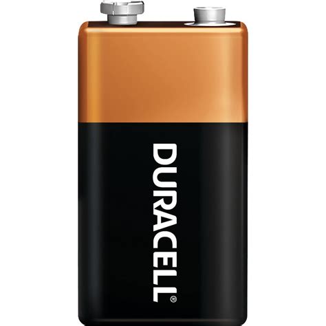 Duracell - Standard Battery: Size 9V, Alkaline | MSC Direct