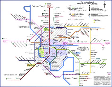 Bangkok Public Transport Map - Arlena Nataline