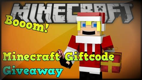 GiveAway: Minecraft Gift Code - YouTube