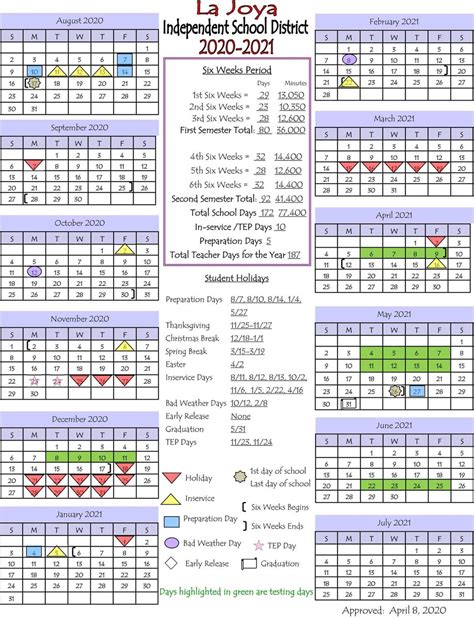 La Joya Isd Calendar 2021 - Calendar 2021