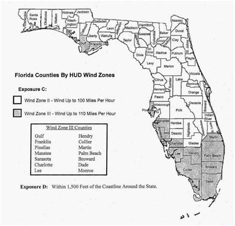 Wind Zone Map Florida