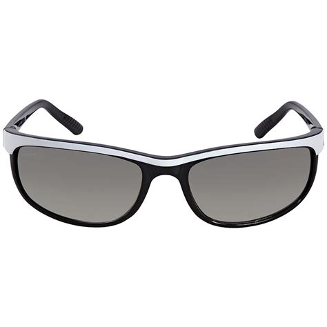 Ray Ban Predator 2 Clear Gradient Grey Rectangular Sunglasses RB2027 ...