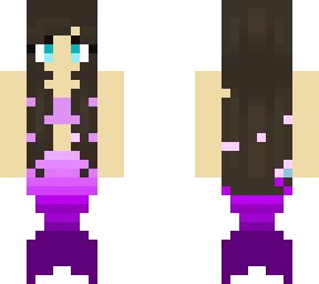 Purple Mermaid | Minecraft Skin