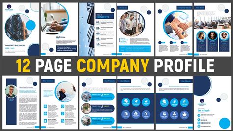 Free Company Profile PowerPoint Template - 12 Page - YouTube