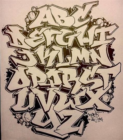 Graffiti Lettering Alphabet, Graffiti Art Letters, Graffiti Writing ...