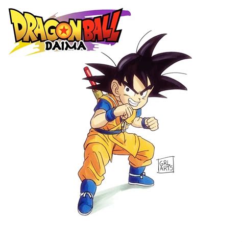 My Artwork of Goku on Dragon Ball Daima : r/dbz