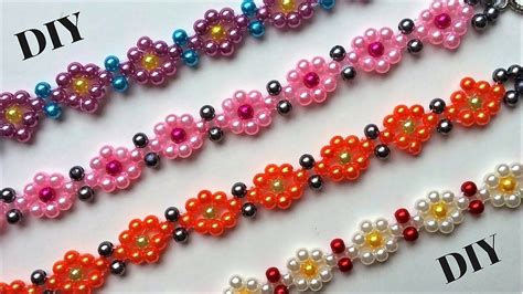 DIY Beaded bracelets. Beading tutorial. - Easy jewelry making - YouTube ...