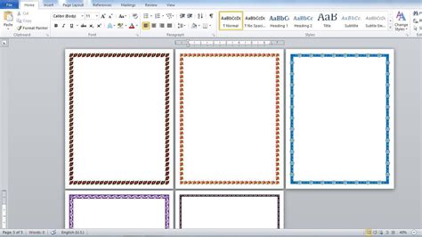 Microsoft Word Frames And Borders - Infoupdate.org