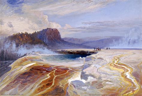 Yellowstone Park, C1875 Painting by Thomas Moran - Fine Art America