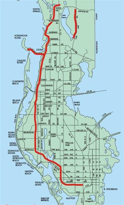 Pinellas Trail map | Florida Rambler