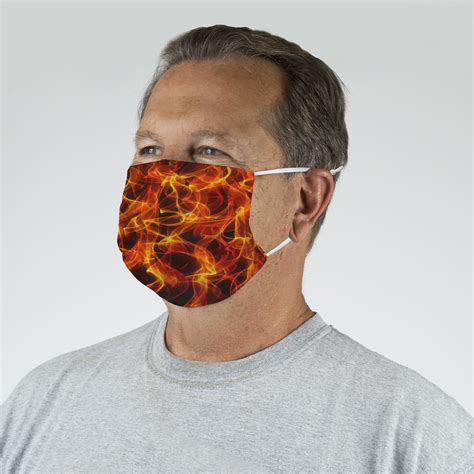 Custom Fire Face Mask Cover | YouCustomizeIt