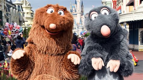 Remy & Emile from Ratatouille Meet & Greet at The Magic Kingdom ...