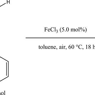 Synthesis reaction catalyzed by iron (III) | Download Scientific Diagram