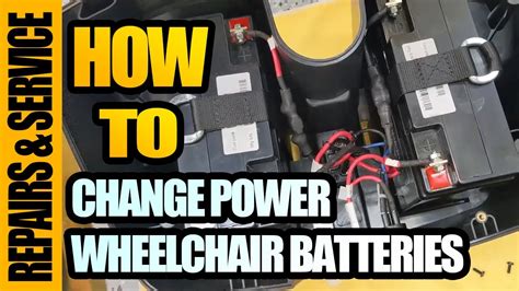 🔋How to Replace The Batteries On A Power Wheelchair - YouTube