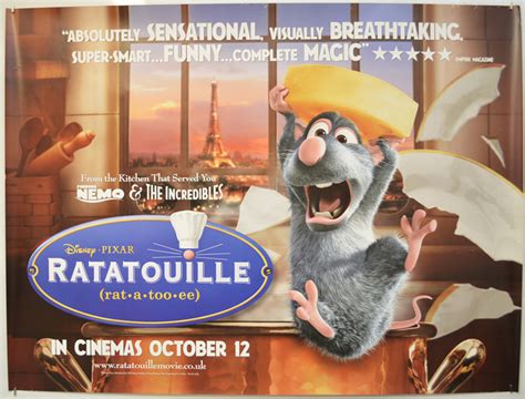 ratatouille - cinema quad movie poster (teaser V2 1).jpg | Confusions ...