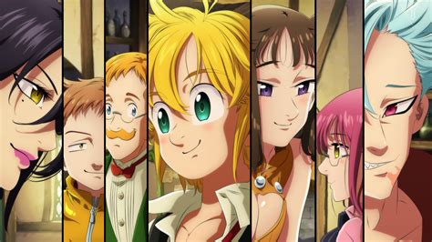 Nanatsu No Taizai Seven Deadly Sins Characters UHD 4K Wallpaper | Pixelz