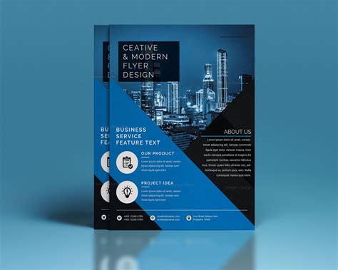 PSD Modern Flyer Design - Template Catalog