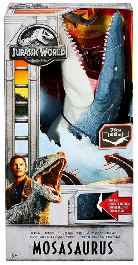 Jurassic World Fallen Kingdom Real Feel Mosasaurus Action Figure Mattel ...