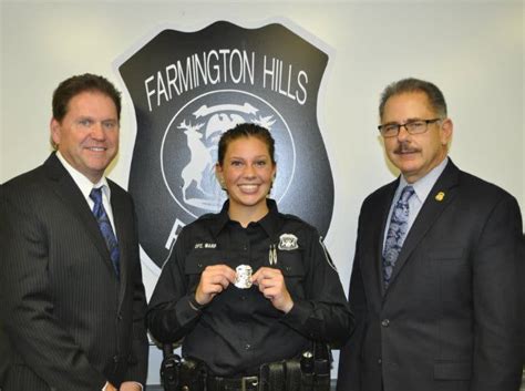 Farmington Hills' Newest Police Officer Takes Oath | Farmington, MI Patch