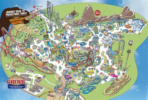 Carowinds | Theme park map, Amusement park, Road trip map