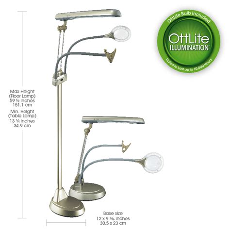 Ott-lite Ultimate 3-in-1 Craft Lamp