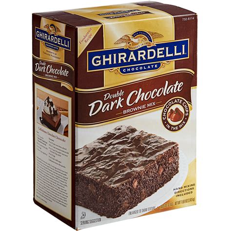 Ghirardelli 7.5 lb. Double Dark Chocolate Brownie Mix