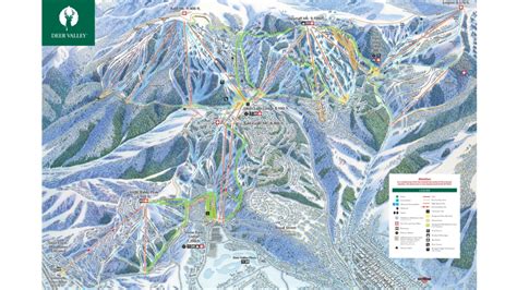 Deer Valley Ski Map And Resort Information - Free Piste Map