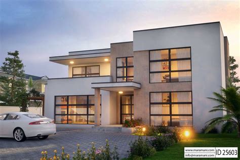 5 Bedroom House Design - ID 25603 | House plans, Big modern houses ...