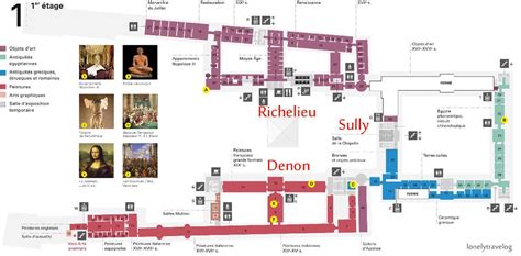 Map Of The Louvre Museum